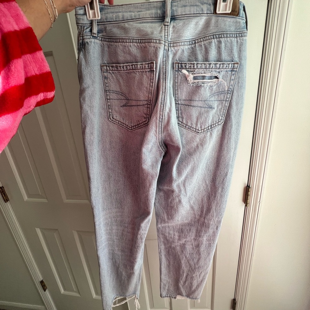 American Eagle Outfitters Light Blue Boyfriend Jeans